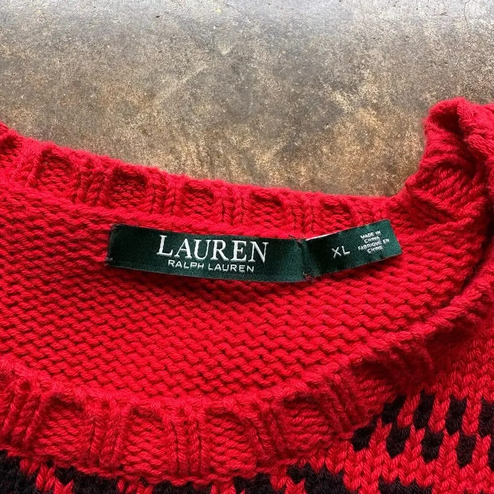 Vintage Polo Ralph‎ Lauren Thick Knit Sweater